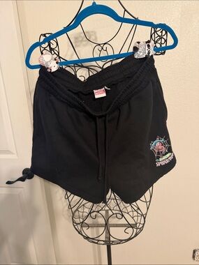 Marvel Black Lounge Shorts with Spider-Verse Patch